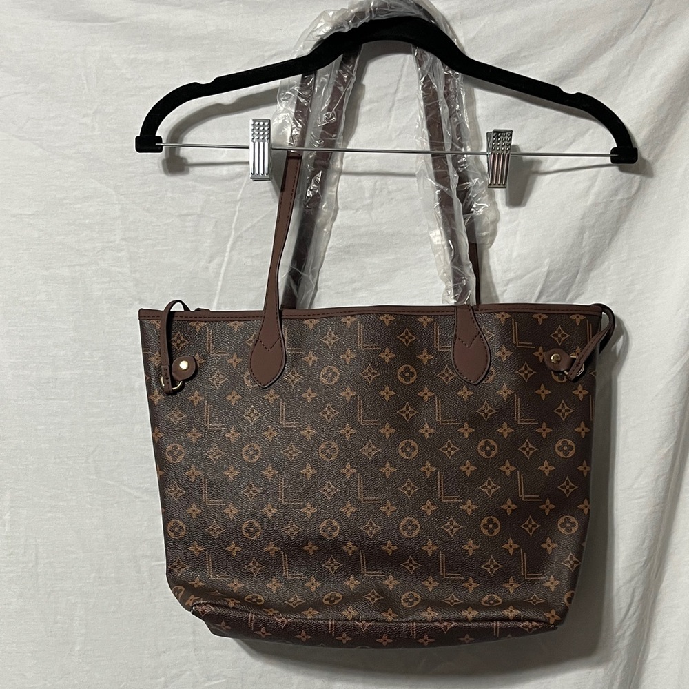 Stylish Luxury Brown LOULU Patterned Tote Bag - Picture 3 of 8